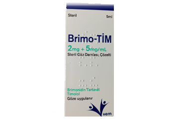 BRIMO-TIM 2 MG + 5 MG / ML STERIL GOZ DAMLASI, COZELTI